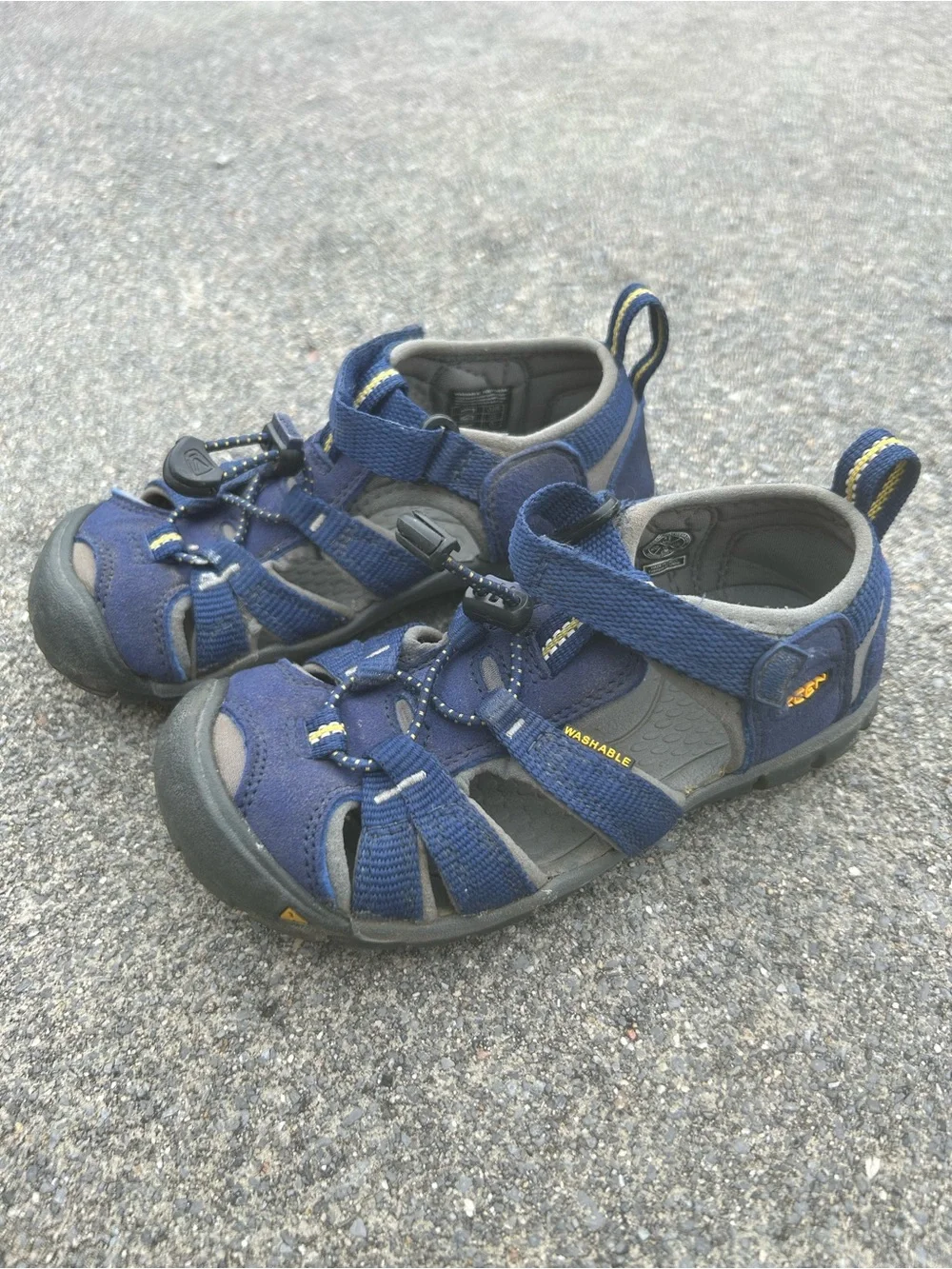 KEEN Newport H2 Toddler Closed Toe Water Sandals Navy Blue Size 11